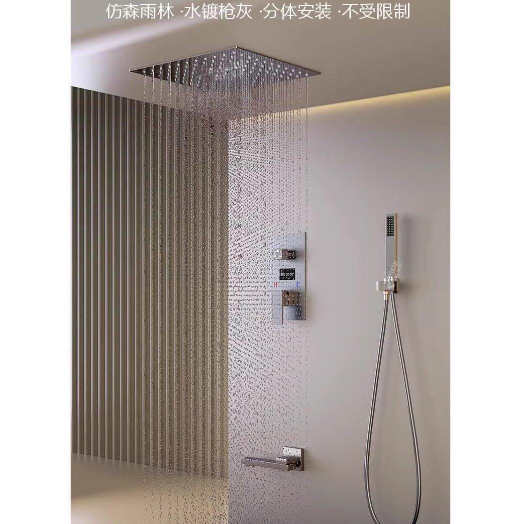 梦夜暗装花洒入墙式全铜预埋式淋浴喷头隐藏内嵌入式暗藏埋式花洒