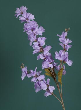 紫色婚礼绢花模拟假花婚礼大厅背景舞台花墙路指南花卉绢花装饰安