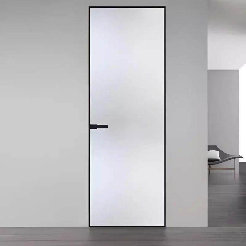 极简卫生间玻璃门无框隐形玻璃门窄边框油砂玻璃浴室洗手间厕所门,全屋定制,卫生间门/厕所门,淘宝优惠券,粉丝福利购,淘宝优惠卷