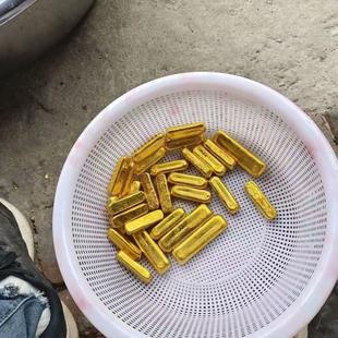 南非锡金火烧不变色融化不变色可二次塑型100克左右一根金条