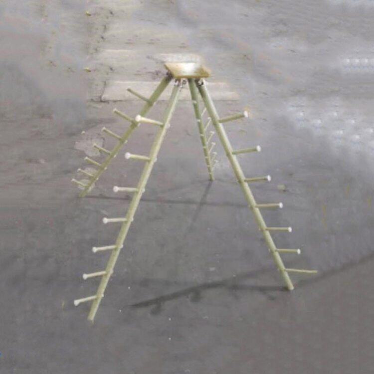 2米绝缘杆工具储物挂架带电作业操作杆插放架环氧树脂四腿放置架