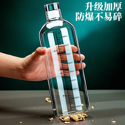 泡酒玻璃瓶空瓶子白酒储酒器密封瓶装酒容器分装存酒光瓶