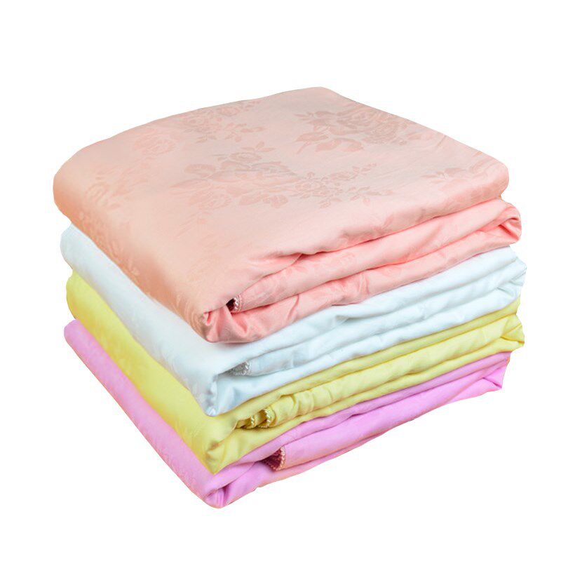 贡缎面料被套单件全棉被罩提花被套粉红色被套全棉被套被罩包邮