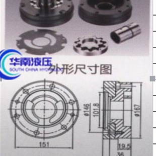 油泵配件维修中联徐工泵车 力士乐A4VG180串恒压泵补油泵齿轮泵