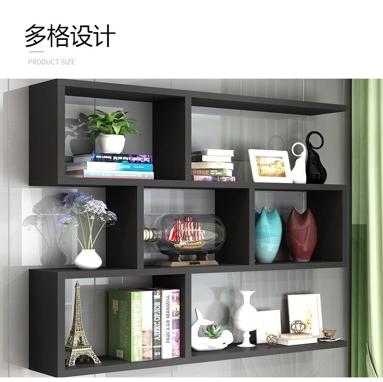 挂墙上吊架置物卧室壁挂式意子墙壁书架悬挂装饰书柜床头挂壁