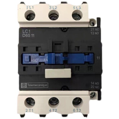 LC1D6511封星交流接触器 LC1-D65 11C 运行抱闸接触器AC220V 全新