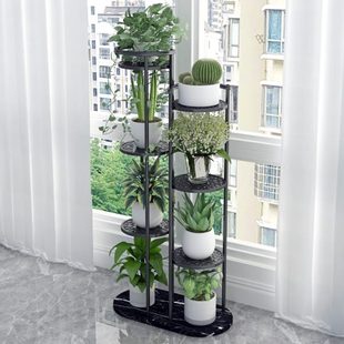 花架置物架家用阳台客厅小转角铁艺多肉高端轻奢落地创意2022新款
