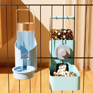 猫咪饮水机宠物挂式自动喂食器喝水器皿猫笼子悬挂宠物喝水用品