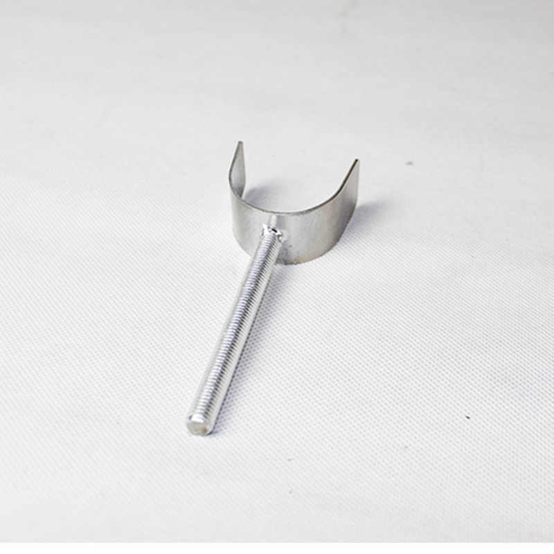 儿童防护门栏专用M10楼梯圆柱方柱U型支撑螺杆U型叉件