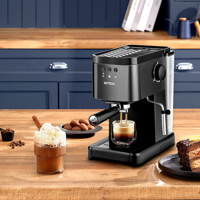 Gotech/高泰 咖啡机家用小型全半自动意式卡布奇诺浓缩蒸汽打奶泡
