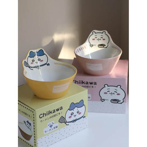吉伊卡哇陶瓷面碗餐盘chiikawa吉伊小八可爱饭盘饭碗汤碗家用碗盘