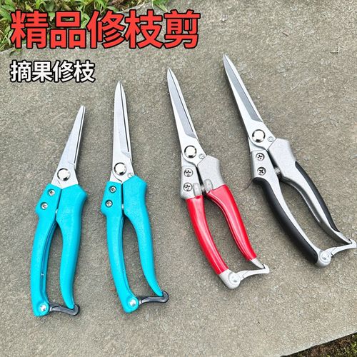 果树修枝剪葡萄专用园艺花剪刀采摘水果神器园林加长火龙果剪刀