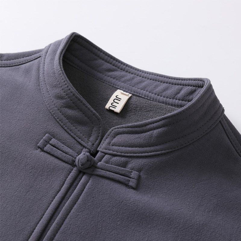 秋冬加绒加厚盘扣唐装衬衫中式复古休闲茶服上衣男士汉服加绒衬衣,男装,唐装,淘宝优惠券,粉丝福利购,淘宝优惠卷