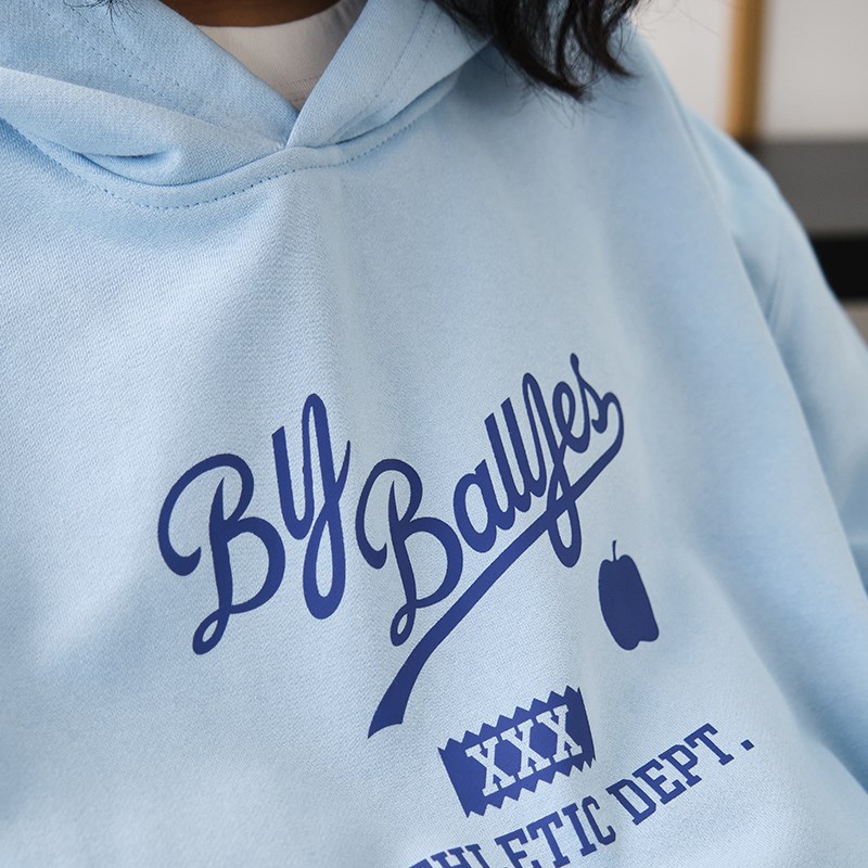 Battles秋冬常青藤复古logo重磅卫衣连帽美式休闲宽松帽衫