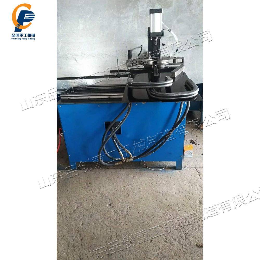 大型双头弯管机圆管方管扁圆管弯曲设备台式全自动液压双弯机