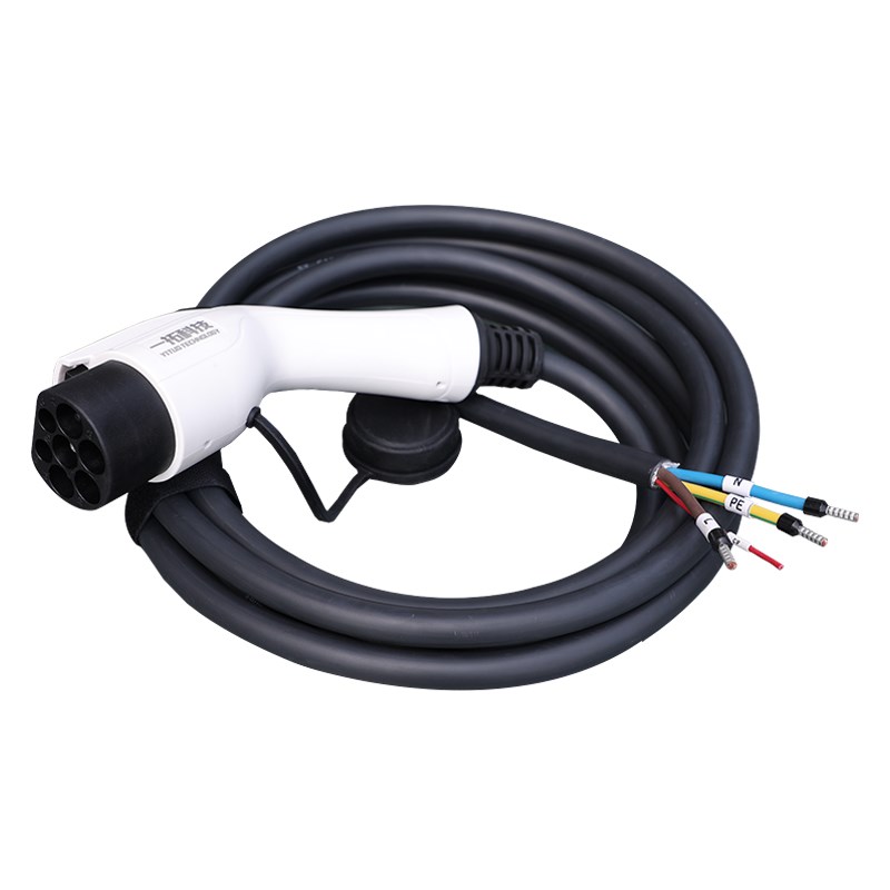 新能源电动汽车充电桩枪线7KW充电桩通用家用充电枪器线32A5米