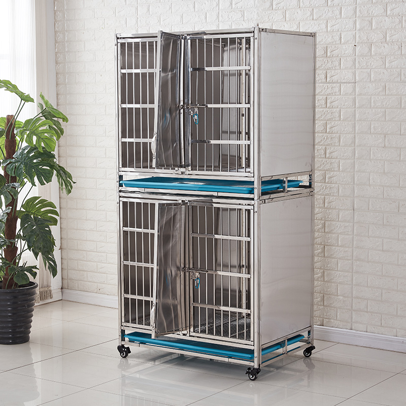 不锈钢寄养笼狗笼子母笼繁殖笼多层寄养柜繁殖展示柜宠物店住院笼
