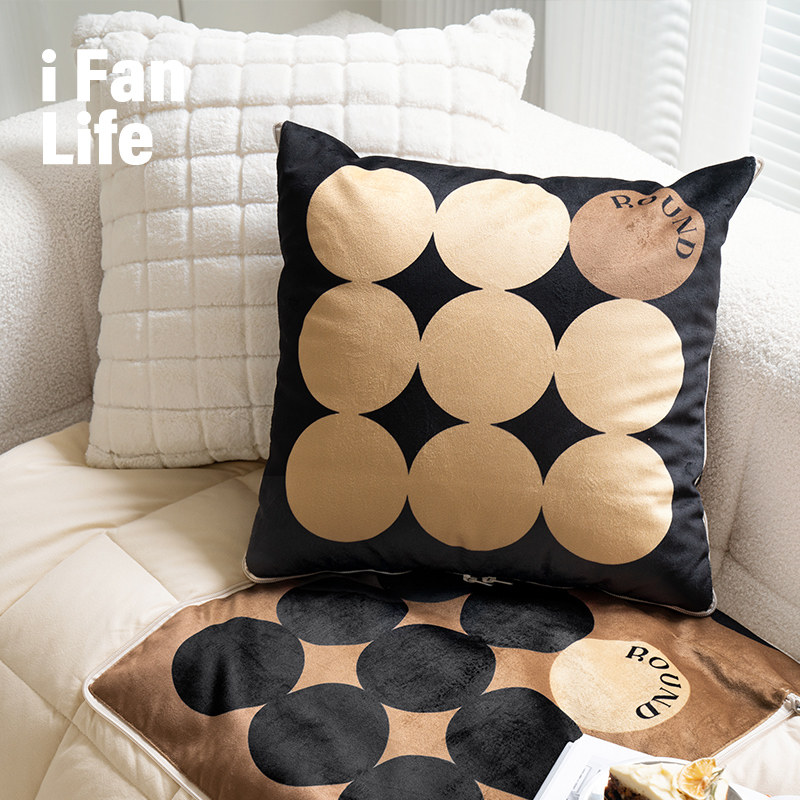 范店布鲁可抱枕被2023新款车载男生款睡觉旅行高级抱枕毯子二合一