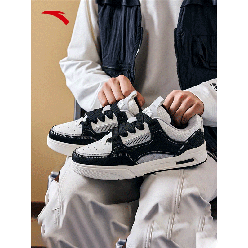 安踏骜杰丨撞色厚底板鞋男