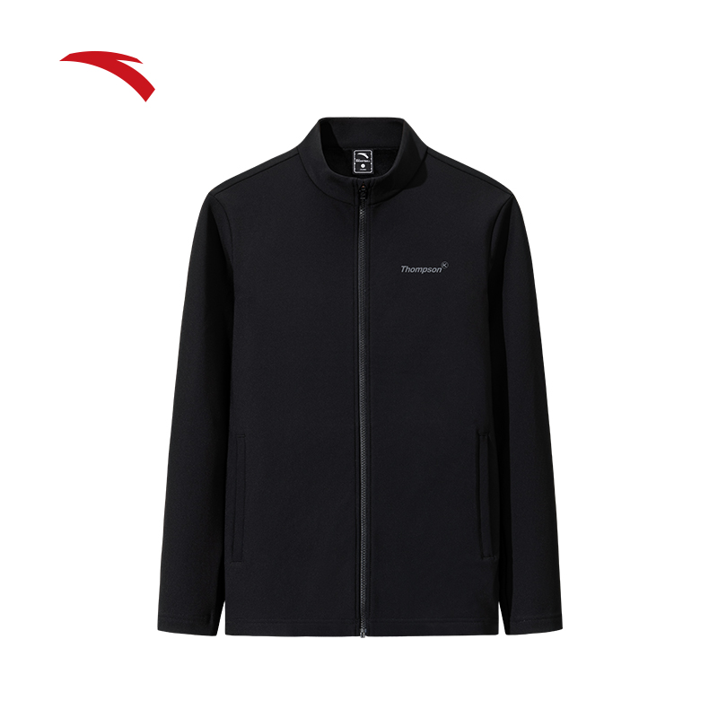 安踏针织立领运动外套男士