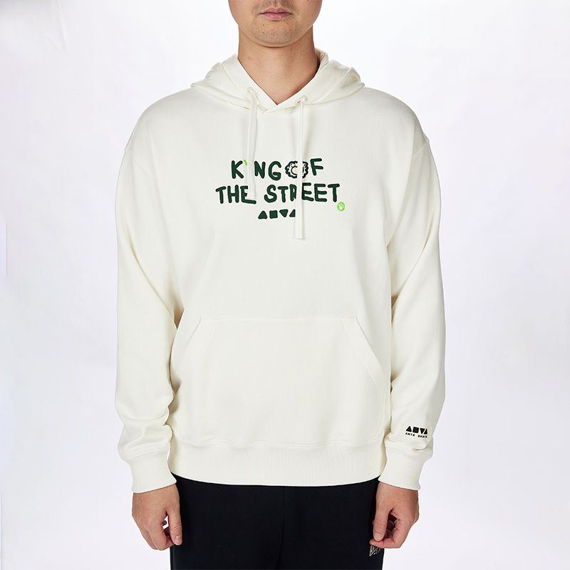 安踏轻暖绒连帽卫衣男女同