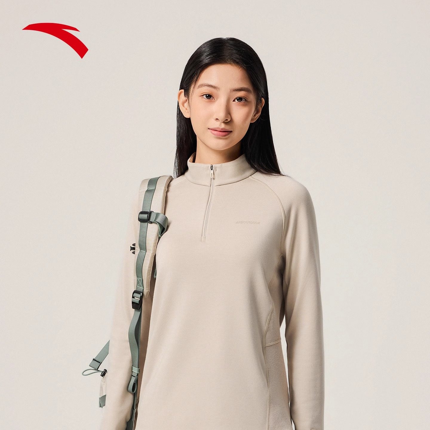 安踏半拉链立领长袖t恤女装秋季新款修身普拉提瑜伽服162546406N,运动服/休闲服装,运动T恤,淘宝优惠券,粉丝福利购,淘宝优惠卷