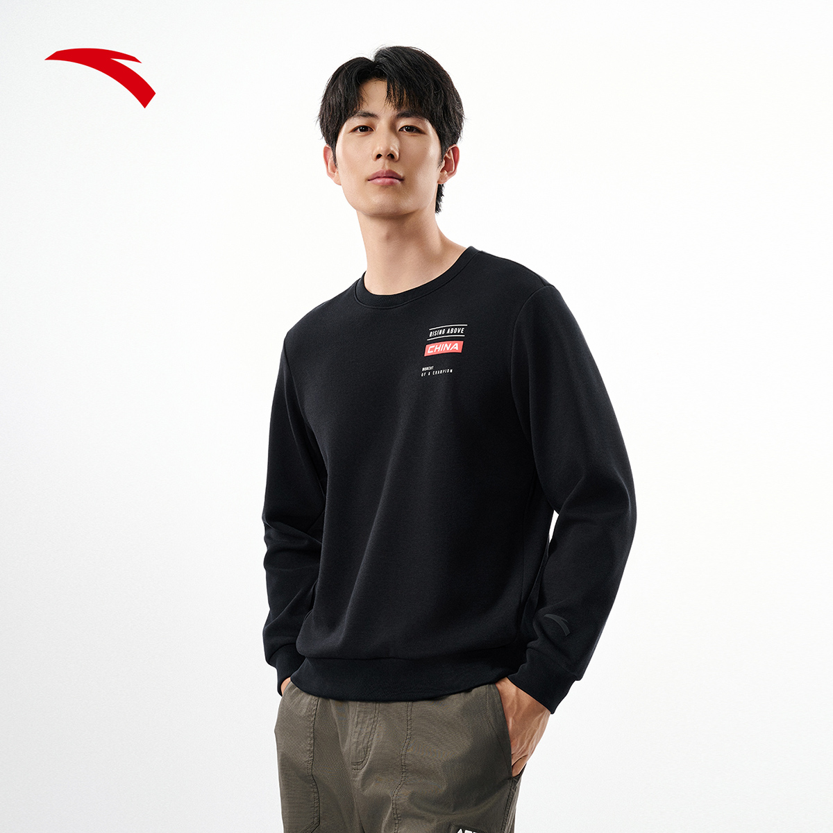 安踏CHN系列丨加绒圆领卫