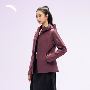 【徐梦瑶同款】安踏CHN系列防泼水春季运动外套女士风衣保暖夹克