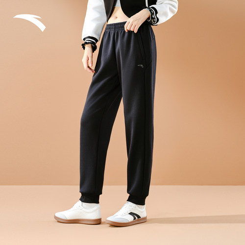 安踏运动长裤女士冬季加绒