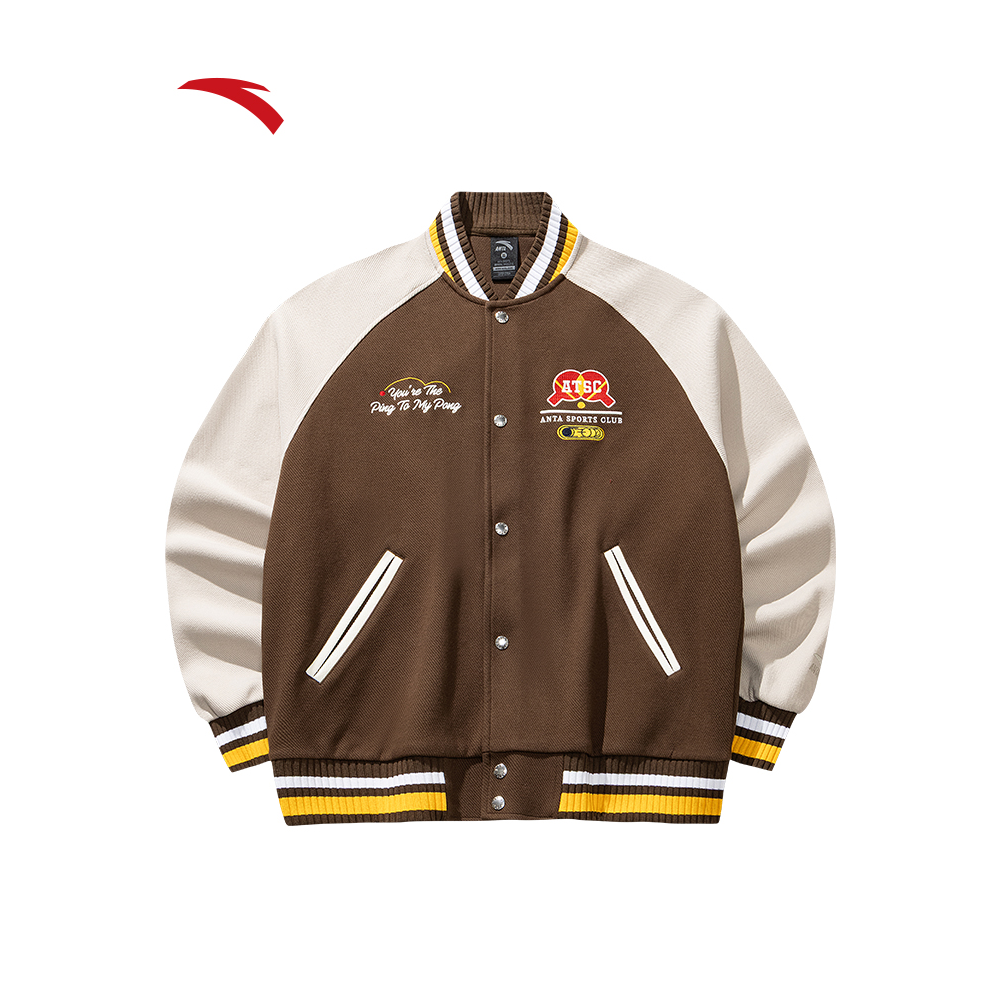 樊振东同款安踏外套复古潮