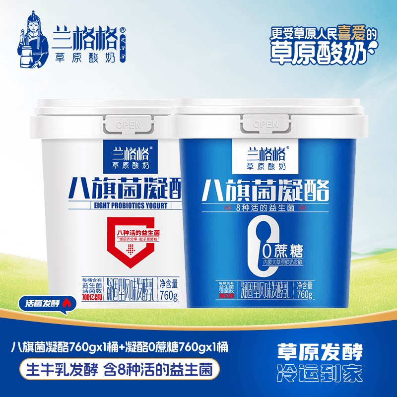 兰格格八旗菌凝酪760g*2