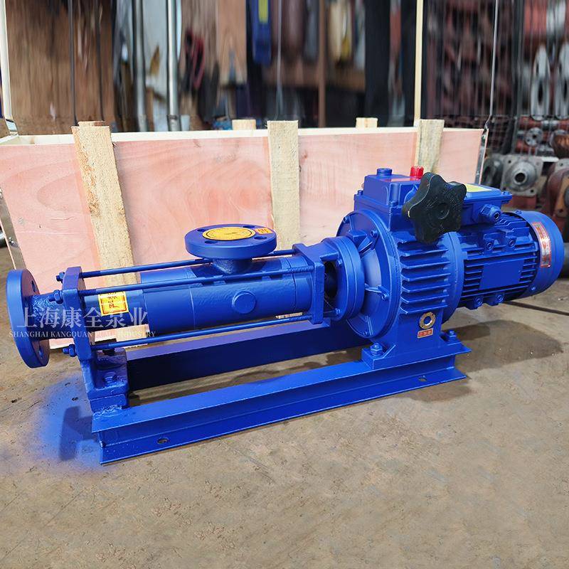 G型直联单级螺杆泵可配多种驱动电机水泵卧式输送高粘稠介质泵