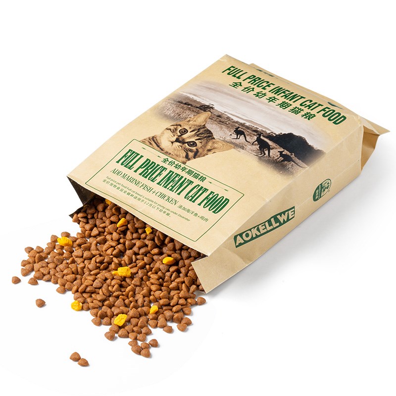 澳可维全价海洋鱼幼猫粮500g小颗粒猫主粮幼猫奶糕蛋黄奶糕买3送1