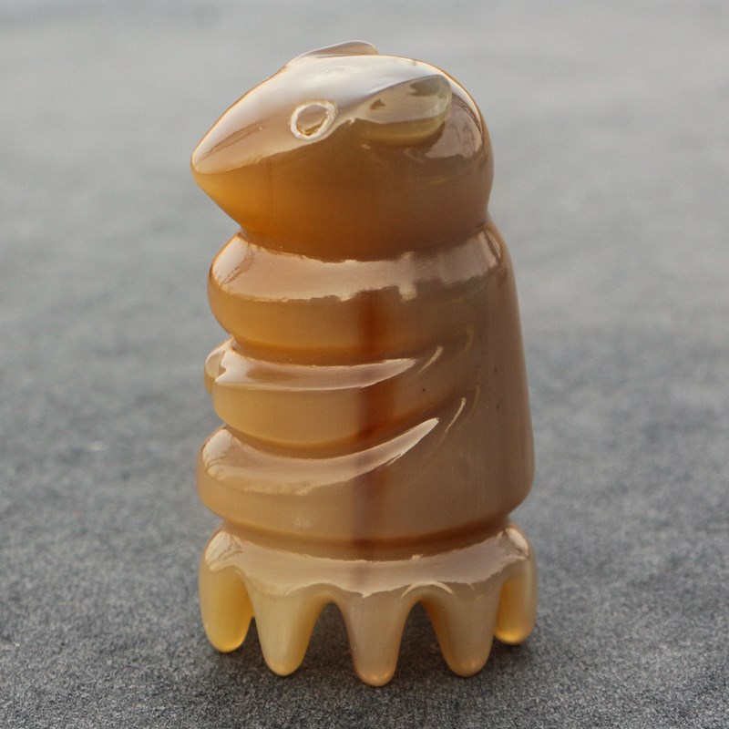 鱼骨牛角按摩梳个人护理洗漱按摩梳粗齿宽齿头部放松顺发梳便携式