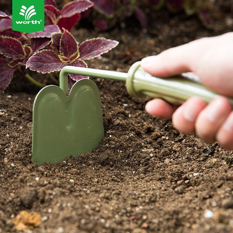 沃施铲子户外挖土园艺花铲小铁锹小铲子种菜种花工具家用养花小号