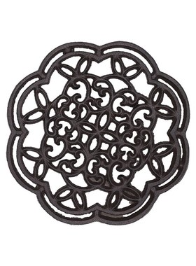 美式铁艺猫头鹰金鱼造型隔热垫铸铁餐垫锅垫杯垫碗垫盘垫垫耐高温