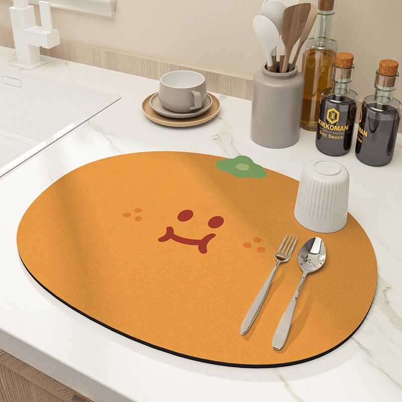 沥水垫厨房吸水垫子防油防水洗手台面积水洗碗控水可爱免洗大尺寸,居家布艺,厨房地垫,淘宝优惠券,粉丝福利购,淘宝优惠卷