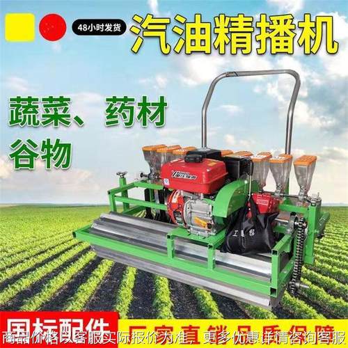 洋葱白术药材播种机 自走式蔬菜精播机 免间苗汽油种植机