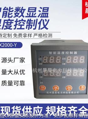 厂家供应 CX2000-Y智能数显温湿度控制仪 智能温湿度调节控制器