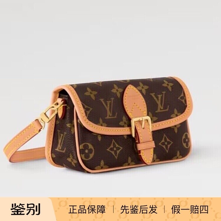 99新 LouisVuitton/路易威登 Diane法棍nano斜挎单肩包