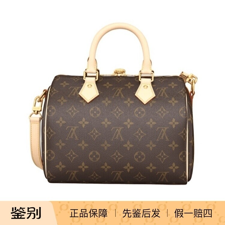 99新 LouisVuitton/路易威登 现代款全原SP25肩带款波士顿枕头包