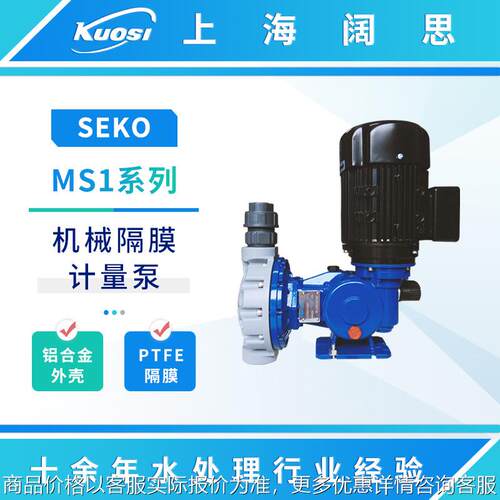 赛高机械隔膜计量泵MS138C31型不阻塞铝制外壳电动污水加药泵
