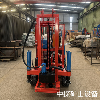 履带柴油液压打井机 家用全自动升降钻井机 小型水井钻机钻杆厂家