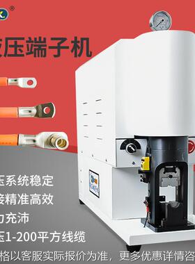 厂家直销40液压新能源线束端子机铜鼻子30大平方充电桩端子机