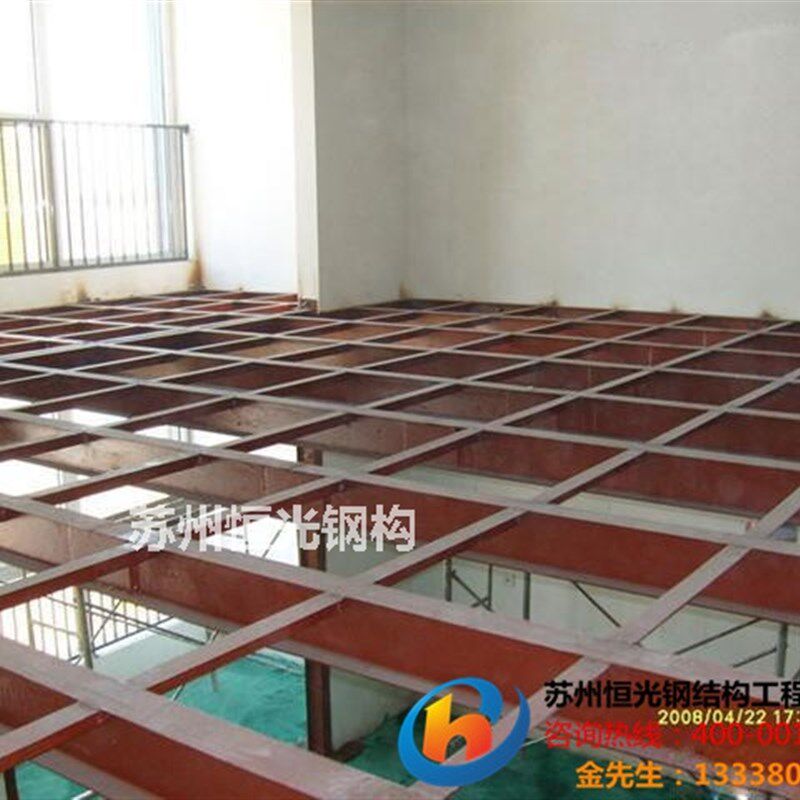 苏州搭建钢结构阁楼 加二层槽钢 室内别墅隔层 方钢 工字钢焊接