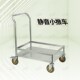静音小推车单层围栏周转拉货手推车实验室仪器设备搬运车