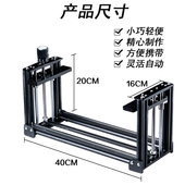启茗激光雕刻小型便携式 实验室手工调 金属升降台旋转轴
