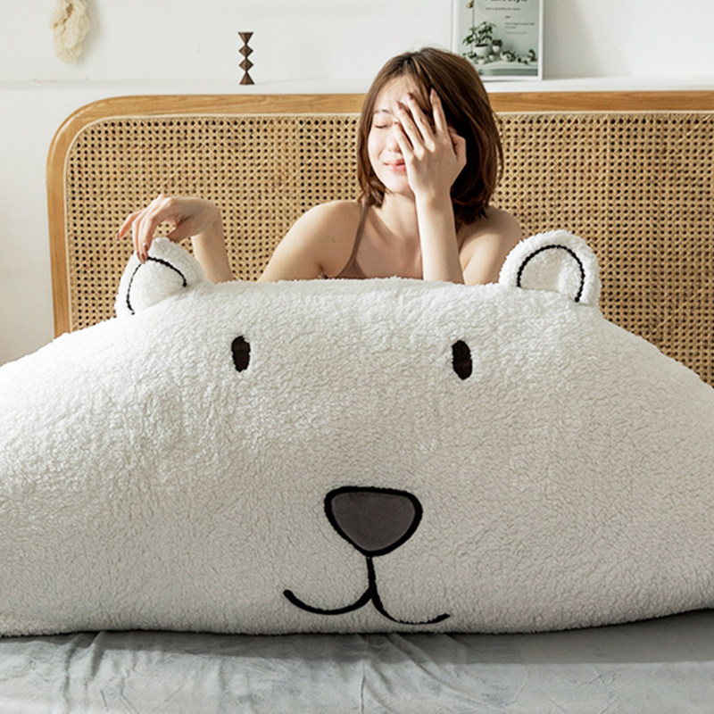 床头靠垫靠枕儿童房少女宝宝绒大靠背卧室沙发抱枕床靠拆洗