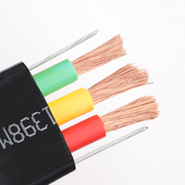 行车扁电缆重行车复合钢丝丁腈电缆线