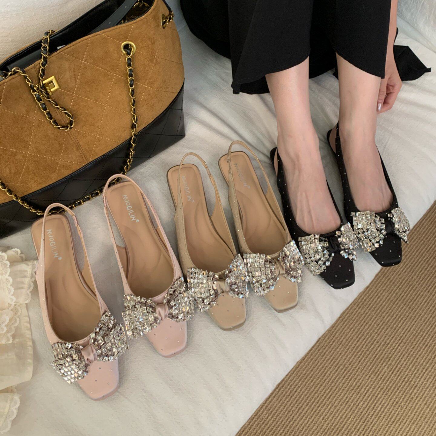 NUOQIL新款仙女风水钻包